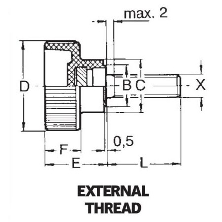 Morton Thumb Screw, 1/4"-20 Thread Size, Knurled, Zinc Plated Steel, 3/8" Head Ht TS-305